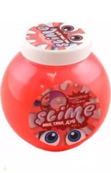 Slime Mega Mix, прозрачный + красный