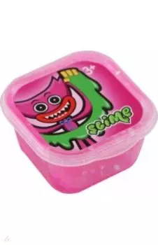 Slime, розовый с блестками