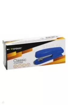 Степлер Classic №24/6, 26/6, до 20 листов, пластик, синий