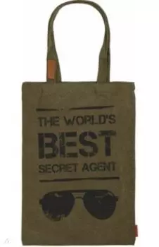 Сумка-шоппер с карманом. Secret Agent