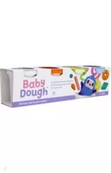 Тесто для лепки Baby Dough , 4 цвета