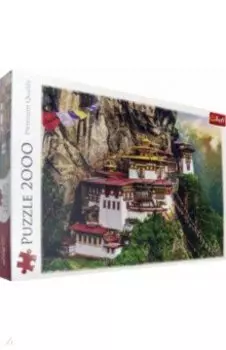Trefl. Puzzle-2000. Гнездо тигра, Бутан