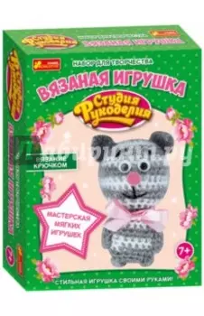 Вязаная игрушка. Котик