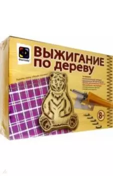 Выжигание по дереву Деревянная фигура Медведь