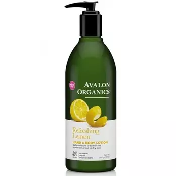 Avalon Organics Лосьон для рук и тела с маслом лимона Lemon LTN 340г