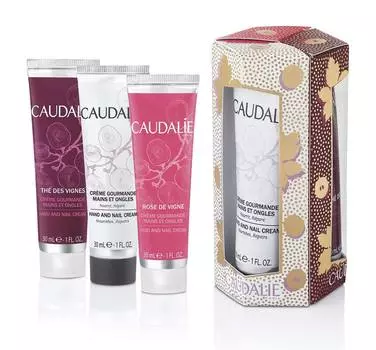 Caudalie Набор Трио изысканных кремов для рук и ногтей 3 *30мл
