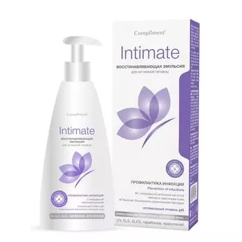 Compliment Intimate Эмульсия восстанавливливающая для интимной гигиены 250мл