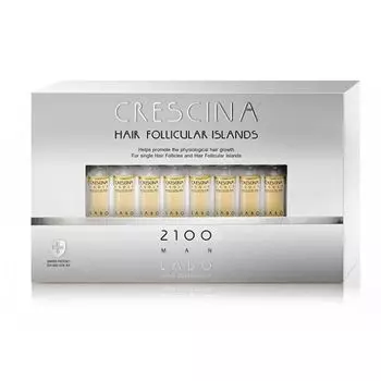 Crescina 2100 для мужчин лосьон для предотвращения потери и стимуляции волос 3,5мл №40
