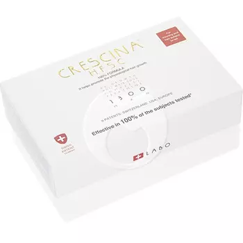Crescina Комплекс 1300 для мужчин Лосьон для стимуляции роста волос №10+Лосьон против выпадения волос №10 3,5 мл
