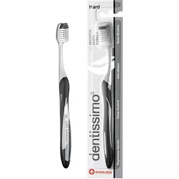 Dentissimo Зубная щетка Hard для взрослых с жесткой щетиной