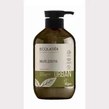Ecolatier Urban Жидкое мыло для рук алоэ и миндальное молочко 400 мл