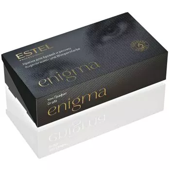 Estel Enigma Краска для бровей и ресниц тон Графит, набор