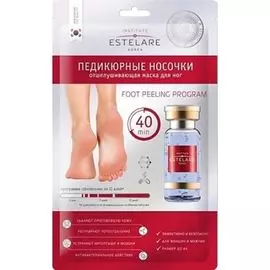 Estelare Педикюрные носочки отшелушивающая маска для ног 40г