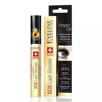 Eveline cosmetics SOS Lash booster сыворотка для ресниц комлексная 5в1 10мл