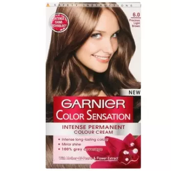 Garnier (Гарньер) Color Sensation крем-краска для волос № 6.0 Роскошный тёмно-русый