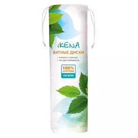 iKENA ватные диски косметические N100