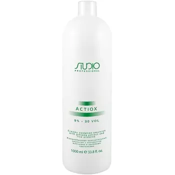 Kapous Studio окислительная эмульсия ActiOx 9% с экстрактом женьшеня и рисовыми протеинами 1л