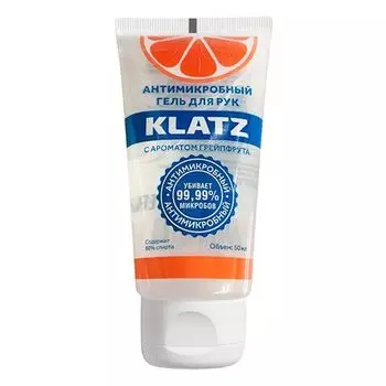 Klatz Антимикробный гель для рук с ароматом грейпфрута 50 мл