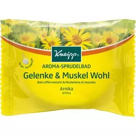 Kneipp Соль для жемчужной ванны ароматическая Для мышц и суставов шипучая таблетка 80г