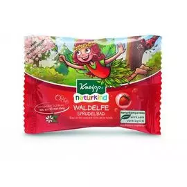 Kneipp Таблетка шипучая для ванн Лесная Фея с ароматом клубники 80г