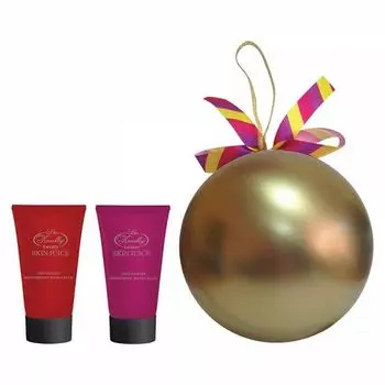 Liss Kroully подарочный набор Skin Juice NY-1808 Шар металлический d13см с лентой крем для рук 50мл 2шт