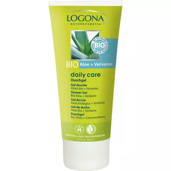 Logona Гель для душа с Био-Алоэ и Вербеной Daily Care 200мл