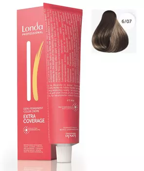 Londa Extra Coverage интенсивное тонирование седых волос 6/07 60мл