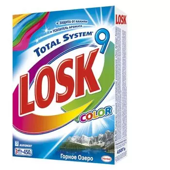 Losk Порошок стиральный Автомат Горное озеро 450г