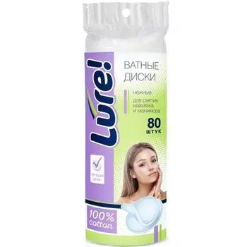 Lure! Ватные диски 80шт