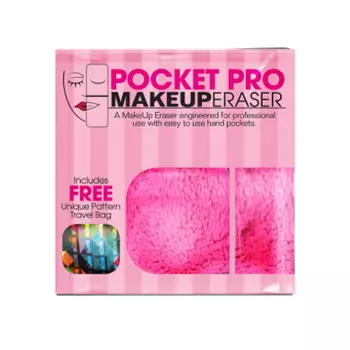 MakeUp Eraser салфетка для снятия макияжа с карманами для рук розовый 006203
