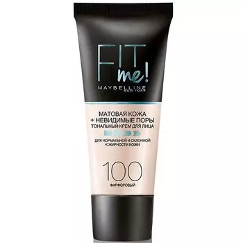 Maybelline FIT ME FOUNDATION тональный крем №100 Фарфоровый