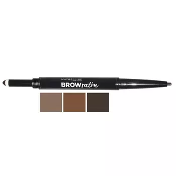 MAYBELLINE Карандаш для бровей Brow Satin 02 коричневый