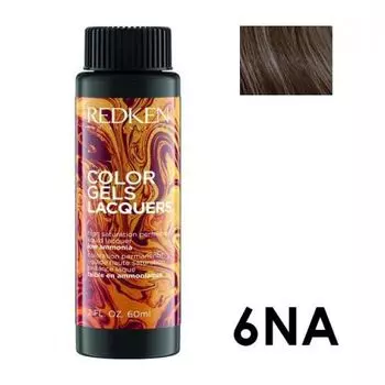 Redken Color Gels Lacquers 6NA Краска-лак для волос 3х60мл