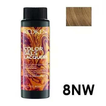Redken Color Gels Lacquers 8NW Краска-лак для волос 3х60мл