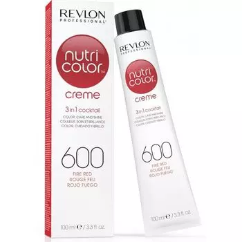 Revlon Nutri Color Creme Крем-краска 3в1 600 огненно-Красный 100мл