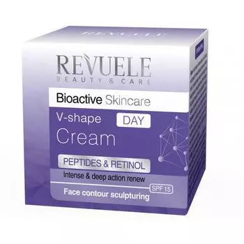 Revuele Bioactive Skincare Peptides&amp;Retinol V-shape Крем для овала лица дневной 50мл