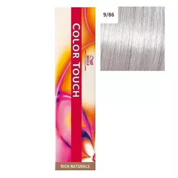 Wella Color Touch Тонирующая крем-краска без аммиака 9/86 очень светлый блонд жемчужно-фиолетовый 60мл