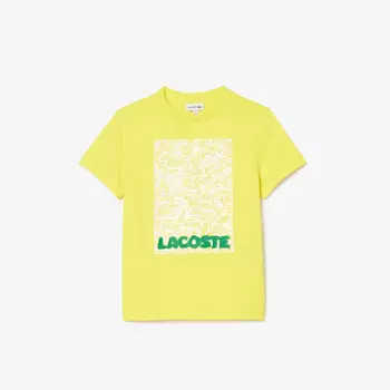Детская футболка Lacoste из органического хлопка