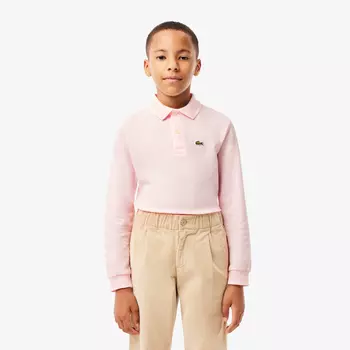 Детское поло Lacoste Regular Fit из хлопка Pique