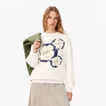 Женская флисовая толстовка Lacoste FLORAL2