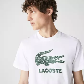 Хлопковая футболка Lacoste