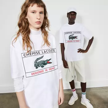 Хлопковая футболка Lacoste Fashion