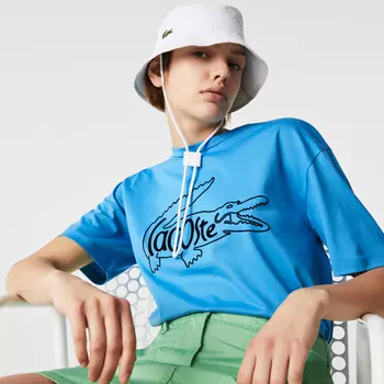 Хлопковая футболка Lacoste