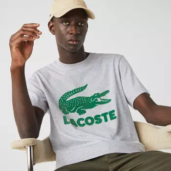 Хлопковая футболка Lacoste L!VE