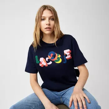 Хлопковая футболка Lacoste