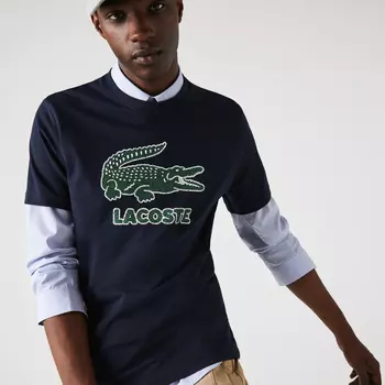 Хлопковая футболка Lacoste