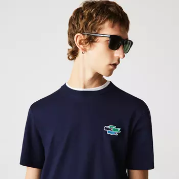 Хлопковая футболка Lacoste