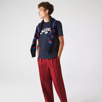 Хлопковая футболка Lacoste