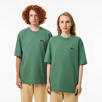 Футболка Lacoste Oversizedd Unisex из органического хлопка