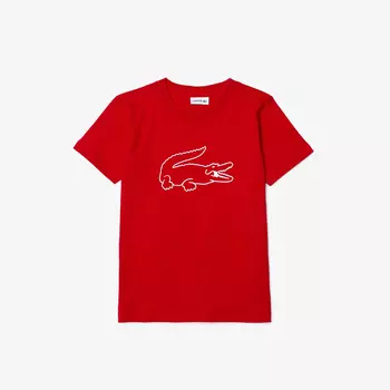 Хлопковая футболка Lacoste